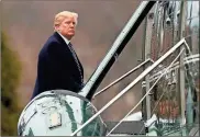  ?? / AP-Carolyn Kaster ?? President Donald Trump is in for some poking and prodding as doctors assess whether his “incredibly good genes” continue to serve him well. Trump travels to Walter Reed National Military Medical Center for his second annual medical checkup as president on Friday.