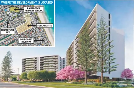  ??  ?? The Magnoli Aparments project is expected to be green lighted today by council’s planning committee.