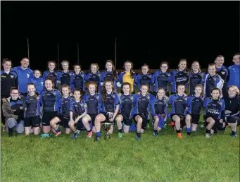  ??  ?? The CT Gaels Under 14 girls who were crowned A2 Champions.