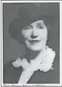  ?? BETSY HILLERMAN RODDY AND BARBARA HILLERMAN LIESKE VIA AP ?? Sonora Smart Dodd, founder of Father’s Day, in Spokane, Wash., in the 1940s.