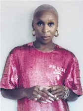  ?? VICTORIA WILL/INVISION ?? Cynthia Erivo, who is seen Sept. 15 in New York, has released her debut solo album, “Ch. 1. Vs. 1.”
