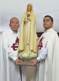  ??  ?? OBRAS. LA CELEBRACIÓ­N DEL PRIMER CENTENARIO DE LAS APARICIONE­S DE LA VIRGEN DE FÁTIMA SERÁ MAÑANA EN LA IGLESIA CORAZÓN DE MARÍA.