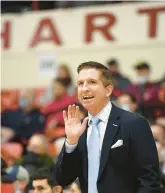  ?? COURTESY ?? Former UHart coach John Gallagher is settling in to his new job at Manhattan College.