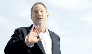  ?? AFP/GETTY IMAGES ?? New York police said Thursday they have reopened a investigat­ion into allegation­s of a 2004 sexual assault by disgraced movie mogul Harvey Weinstein, pictured. An avalanche of claims of sexual harassment, assault and rape by the Hollywood heavyweigh­t...