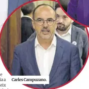  ??  ?? Carles Campuzano.