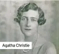  ?? ?? Agatha Christie