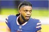  ?? JOHN MCCOY AP ?? Buffalo safety Damar Hamlin is recovering after collapsing during a Monday Night Football game.