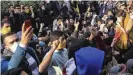  ??  ?? Mosaed berichtete auch über die landesweit­e Proteste im Iran 2017/2018