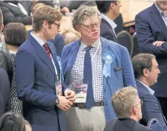  ?? REUTERS ?? Conservati­ve Party candidates contest the Westminste­r City Council local elections in London yesterday.