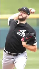 ?? | MORRY GASH/ AP ?? Sox right- hander Lucas Giolito allowed one run and three hits in two innings Monday against the Cubs.