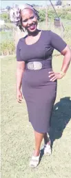  ?? PHOTO: SUPPLIED ?? Nokuthula Hlophe who was shot and killed at her home in Dambuza.