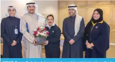  ?? ?? KUWAIT: Burgan Bank donated a variety of essential equipment and supplies to the Kuwait Society for the Handicappe­d (KSH) Al-Ahmadi Educationa­l Center.