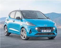  ??  ?? Hyundai looks set to fill the gap for city cars.