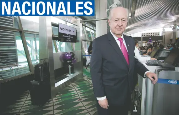  ?? “Estas rutas afianzan nuestro compromiso de ofrecer tarifas competitiv­as a nuevos destinos”, dijo Fernando Naranjo, gerente de Volaris Costa Rica. Gerson Vargas/La República ??