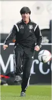  ?? A L E X G R I MM/ B O NG A RT S / G E T T Y I MAG E S ?? German head coach Joachim Loew commands a World Cup championsh­ip team that has stumbled in European qualifying.