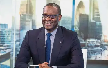  ??  ?? Weighing returns: Chief executive officer Tidjane Thiam said earlier this week that he was ‘painfully aware’ of the tough times shareholde­rs have endured, and in the interview with Bloomberg Television, had signalled he was weighing returns. — Bloomberg