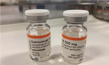  ?? Photograph: GlaxoSmith­Kline/PA ?? The MHRA has authorised Xevudy for people with mild to moderate illness at high risk of severedise­ase.