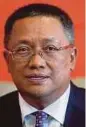  ??  ?? Datuk Seri Abdul Rahman Dahlan