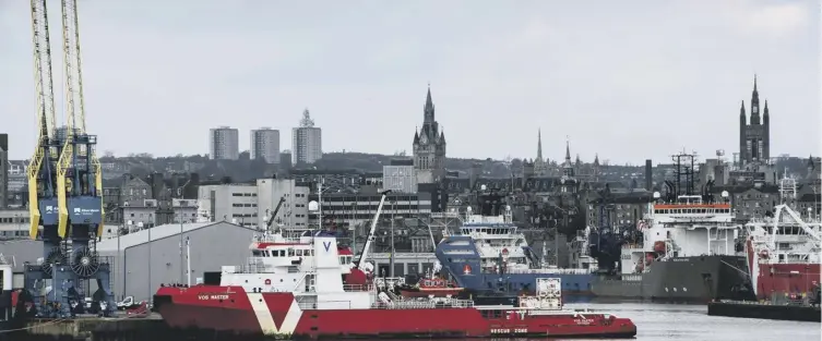  ?? PICTURE: ANDY BUCHANAN/AFP ?? ↑ New BBC Scotland drama Granite Harbour will be set in Aberdeen.