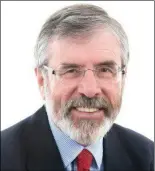  ??  ?? Gerry Adams TD.