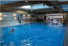  ?? ?? The pool at the Solent Hotel and Spa in Whiteley
Pic: Kimberley Barber