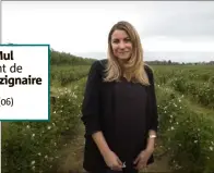  ??  ?? Cécile Mul, pdg de Jean Gazignaire, rachetée en  par le Groupe Mul dont elle représente la e génération, transforme le mimosa, le bigaradier, les roses ou encore la menthe ou la camomille, en extraits renommés, le tout depuis la capitale du parfum : Grasse. (D.R.)