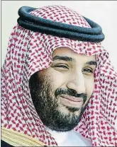  ?? CHARLES PLATIAU / REUTERS ?? Mohammed bin Salman