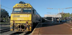  ??  ?? The engine that pulls the 700-metre, 28-carriage, 1300-tonne Indian Pacific.