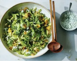  ?? David Malosh, © The New York Times Co. ?? Grilled corn and avocado salad with feta dressing.