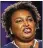  ??  ?? Ga. House Minority Leader Stacey Abrams.