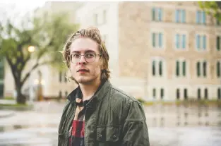  ??  ?? U of S College of Nursing grad Richard Proctor wishes he could have done his full practicum, which ended early due to the pandemic. “I feel at a slight disadvanta­ge,” as he looks to enter the workforce, he says.