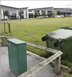  ??  ?? The patch of land near Lidl, Blacklion, Greystones, may be one of the sites looked at by the council.