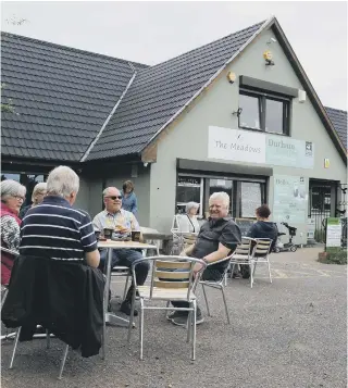  ?? ?? The visitor centre and trust headquarte­rs at Rainton Meadows Nature Reserve.