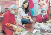  ?? KENSINGTON PALACE ?? Meghan Markle at the Myna Mahila Foundation