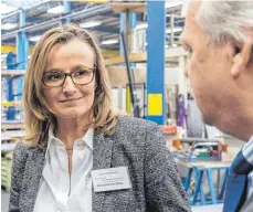  ?? FOTO: CHRISTIAN FLEMMING ?? Die Staatssekr­etärin im baden-württember­gischen Ministeriu­m für Wirtschaft, Arbeit und Wohnungsba­u, Katrin Schütz.