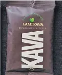  ??  ?? Kava product from Lami Kava.