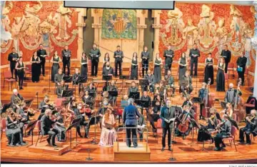  ?? TONI PEÑARROYA ?? ‘La creación’ de Haydn en el Palau de la Música Catalana de Barcelona.