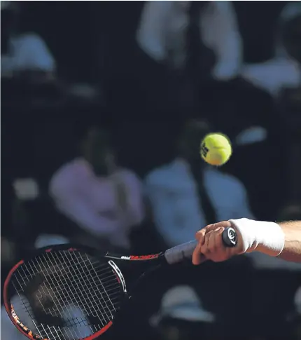  ?? Picture: Getty Images. ?? Andy Murray unleashes a forehand in his straight-sets win over Marius Copil.