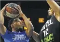  ??  ?? A l’aller, les Sharks de Vee Sanford avaient pris le meilleur sur l’ASVEL.