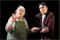  ?? (The New York Times/Celeste Sloman) ?? Lois Smith and Samuel H. Levine perform in The Inheritanc­e at the Barrymore Theatre on Broadway.