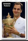  ?? ?? WINNER: Federer