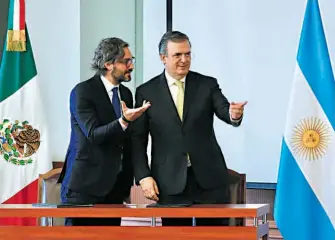  ?? ADRIÁN VÁZQUEZ ?? El canciller