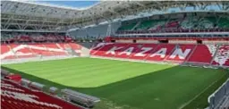  ??  ?? Mondiali di calcio: la Kazan Arena, capace di ospitare 45mila spettatori.