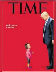  ??  ?? Das aktuelle Cover des Us-magazins «Time».