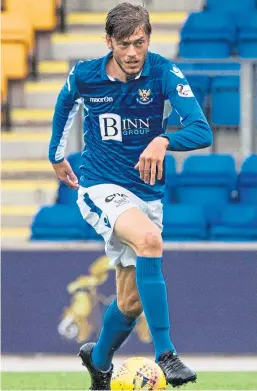  ?? Pictures: SNS Group. ?? Murray Davidson joined St Johnstone in 2009 after getting his opportunit­y at Livingston.