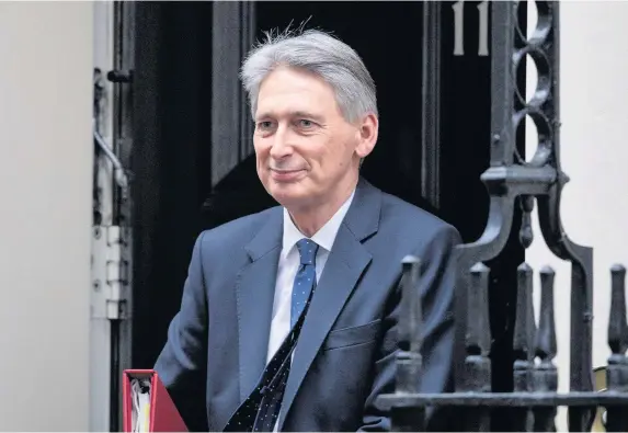  ?? Jack Taylor ?? > Chancellor of the Exchequer Philip Hammond will announce the Budget next week