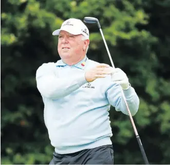 ?? GREGORY SHAMUS/ GETTY IMAGES ?? Mark O’Meara’s appearance at the Open Championsh­ip at Royal Birkdale last month marked the 102nd major the 60-year-old golfer has played, up there among the most in golfing history.
