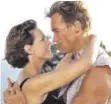  ?? ?? Jamie Lee Curtis y Arnold Schwarzene­gger en una escena.