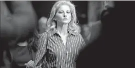  ?? KATHY WILLENS / AP FILE (2017) ?? Summer Zervos leaves Manhattan Supreme Court after a hearing in New York.