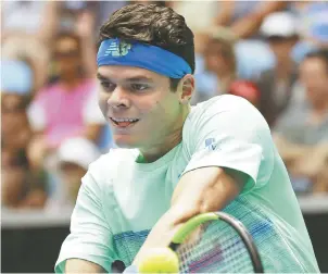  ?? - Archives ?? Milos Raonic s’est absenté pendant sept semaines après une opération au poignet gauche.